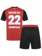 Otroški Nogometna dresi replika Bayer Leverkusen Victor Boniface #22 Domači 2024-25 Kratek rokav (+ hlače)